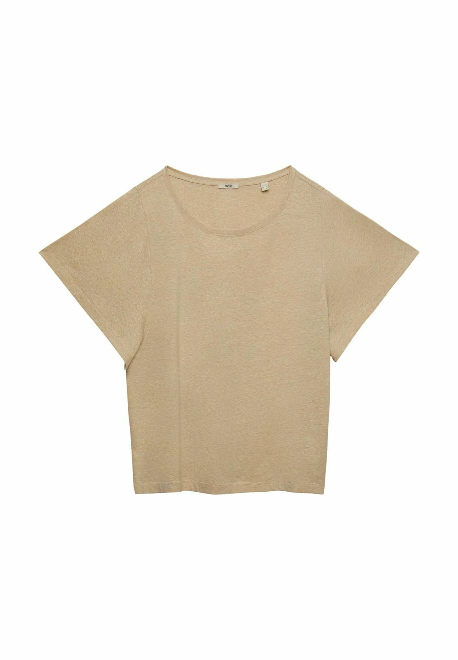 ESPRIT Curvy Mit Xl Ärmeln - T-Shirt Basic - Sand 3 ESPRIT Curvy Mit Xl Ärmeln - T-Shirt Basic - Sand