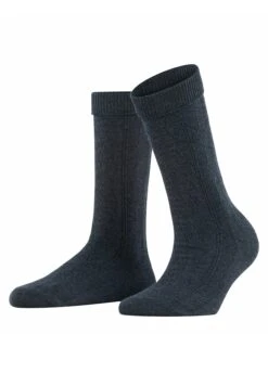 ESPRIT Cable Stich Boot - Sokken - Navy Mel