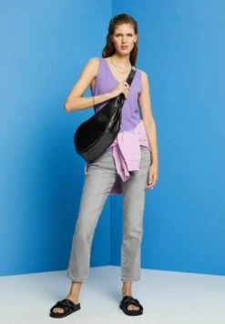 Edc By Esprit Straight Leg Jeans - Grey Light Washed