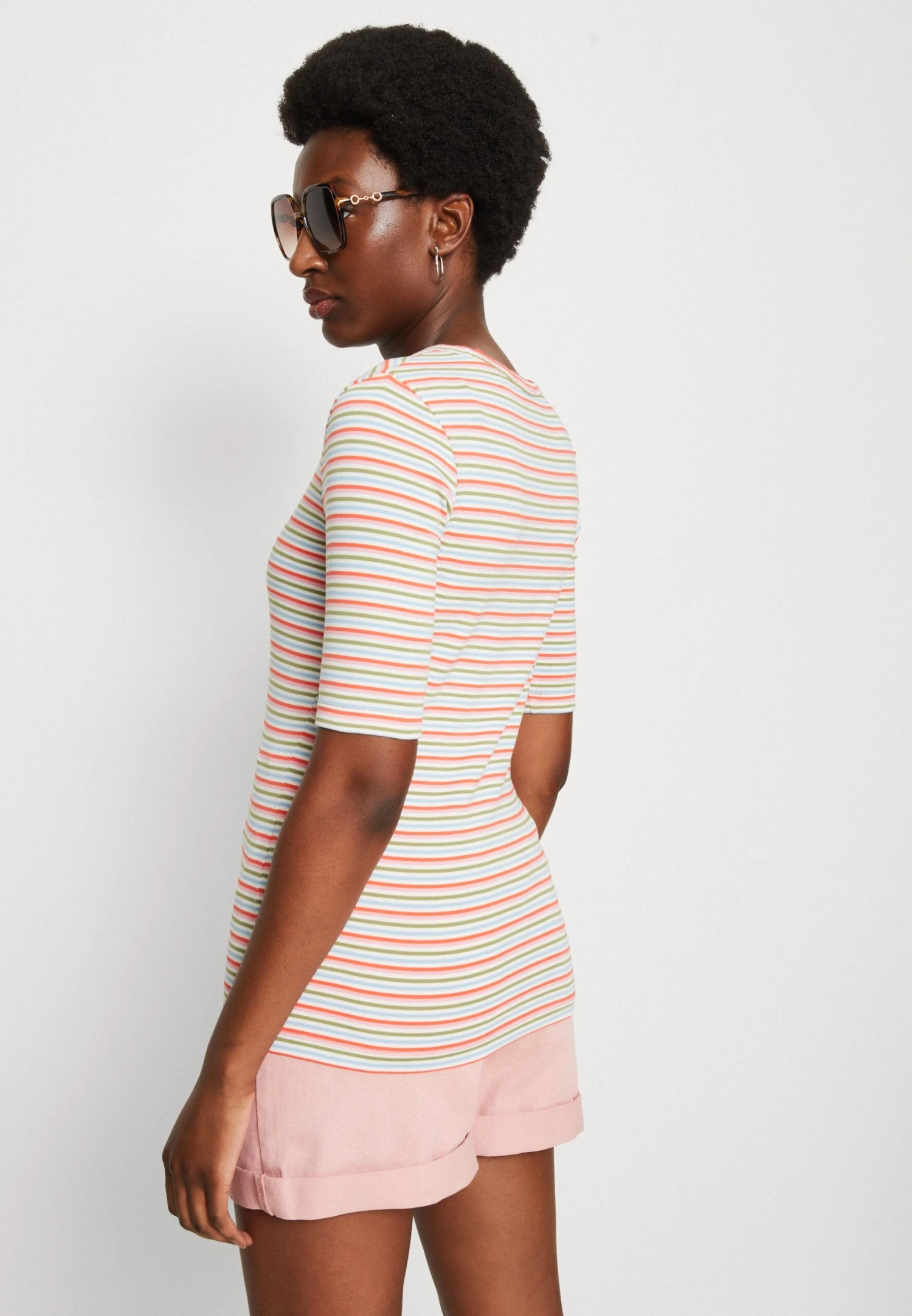 Edc By Esprit Key Shape - T-Shirt Print - Coral Orange 6 Edc By Esprit Key Shape - T-Shirt Print - Coral Orange - Afbeelding 4