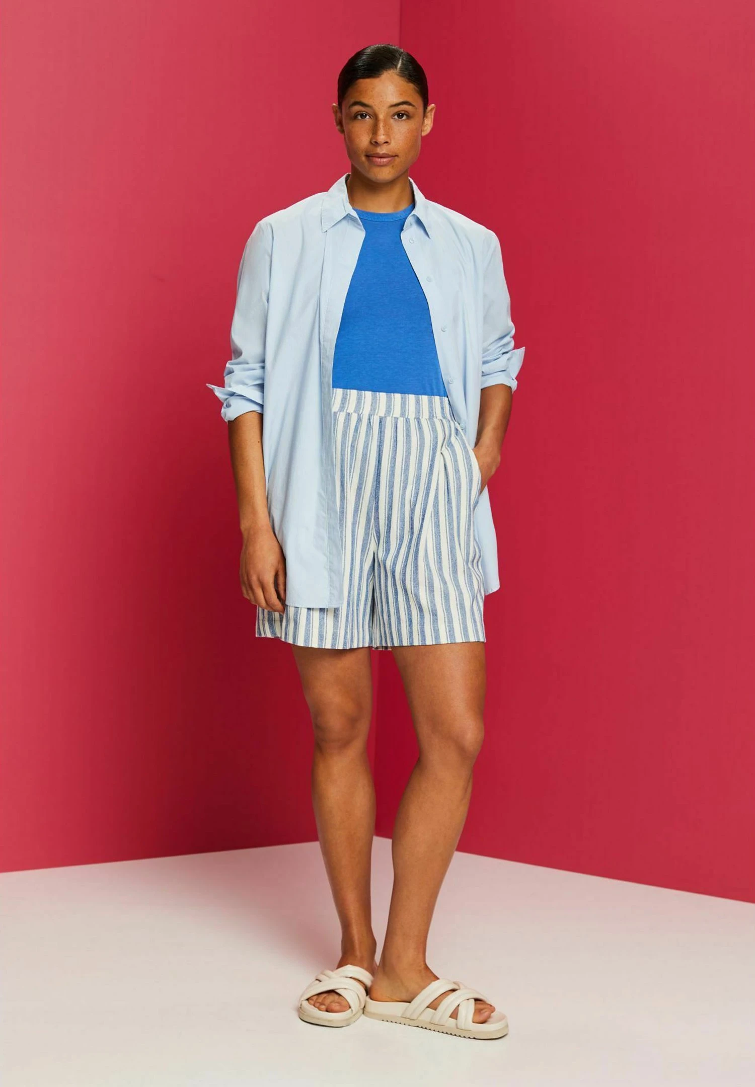 ESPRIT Shorts - Ice 5 ESPRIT Shorts - Ice - Afbeelding 3