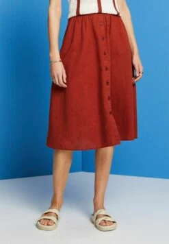 ESPRIT Light- A-Lijn Rok - Terracotta New 14 ESPRIT Light- A-Lijn Rok - Terracotta New -Esprit 66e2ed161b5c4d5cacb68d27e1d597fb