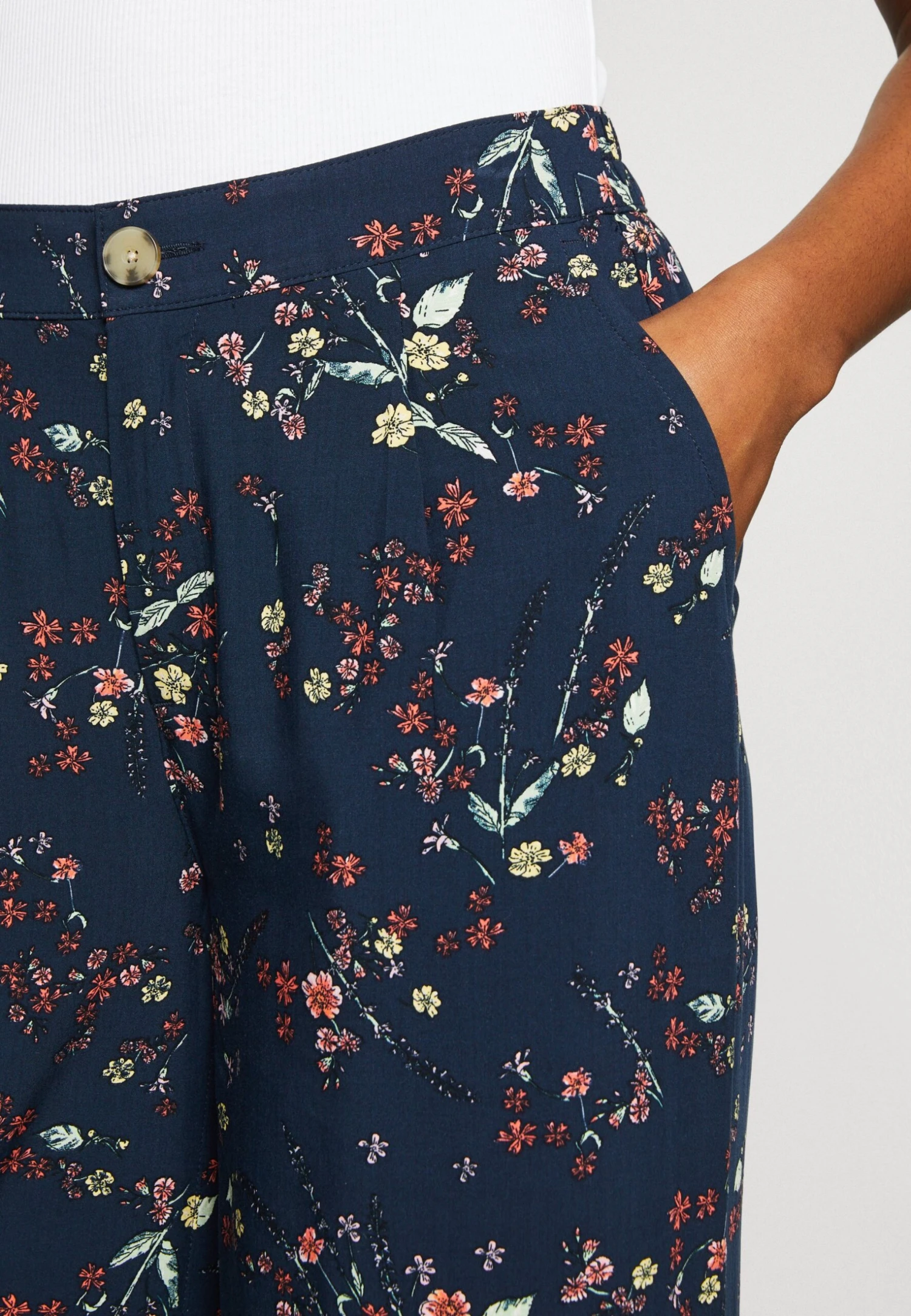 Edc By Esprit Palazzo - Broek - Dark Blue 6 Edc By Esprit Palazzo - Broek - Dark Blue - Afbeelding 4