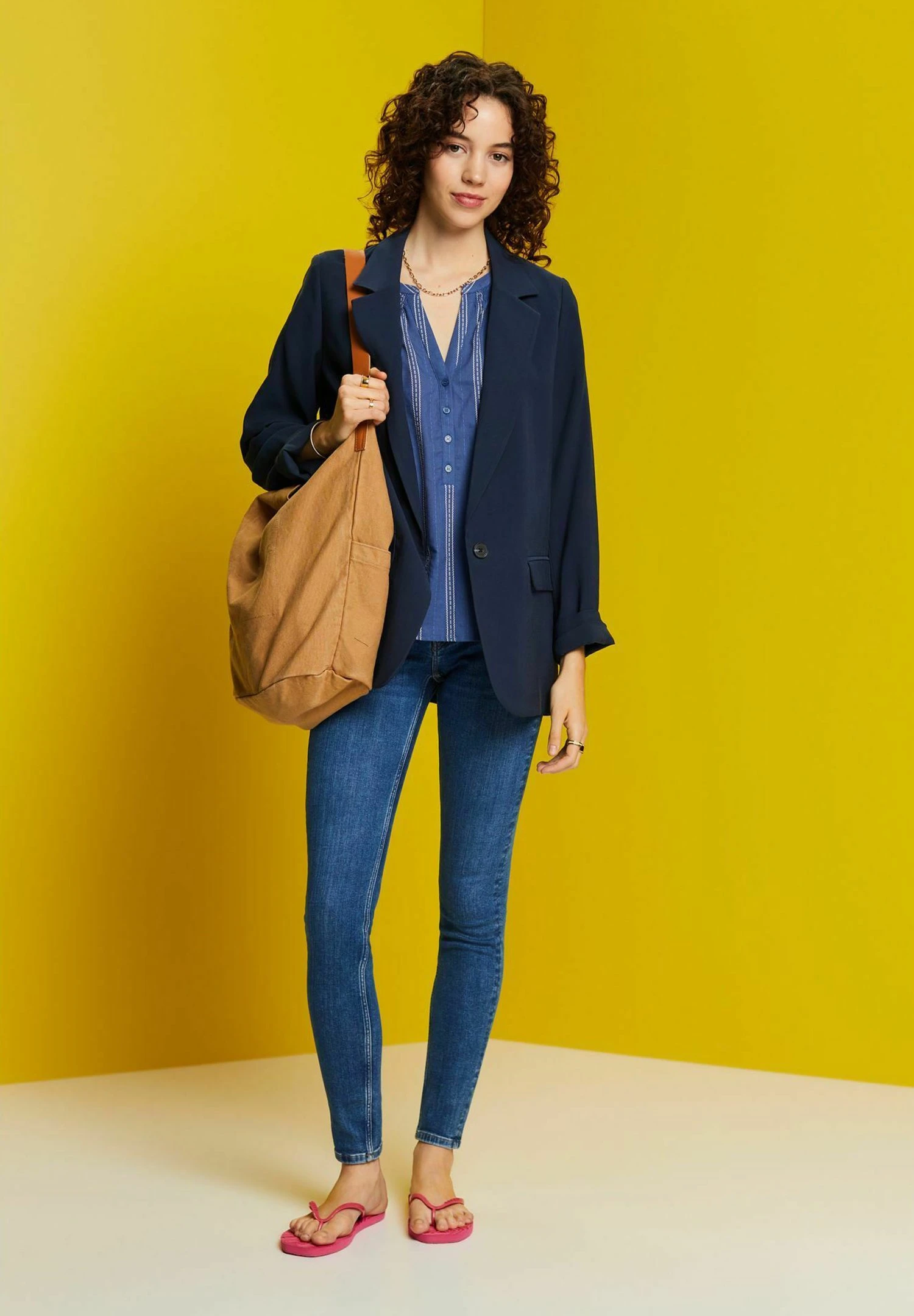 ESPRIT Jeans Skinny Fit - Blue Medium Washed New 9 ESPRIT Jeans Skinny Fit - Blue Medium Washed New - Afbeelding 7