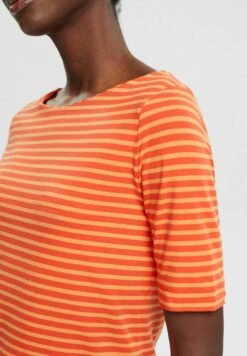 ESPRIT Co El Striped - T-Shirt Print - Orange/Red New 12 ESPRIT Co El Striped - T-Shirt Print - Orange/Red New -Esprit 6cfaa854f9dc459b9414c29ef699993e