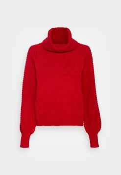 Edc By Esprit Neck Sweater - Trui - Dark Red