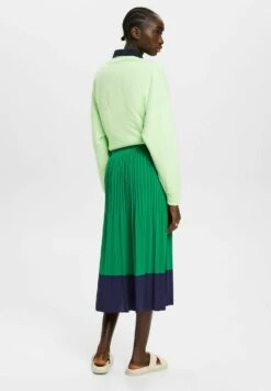 ESPRIT Plissierter- A-Lijn Rok - Emerald Green -Esprit 6e091c7396a64afdaf4851691e8d0adc