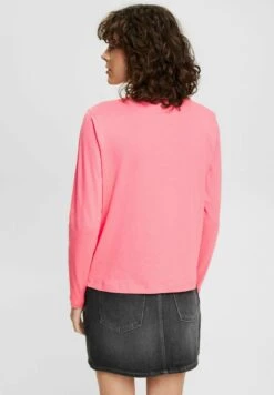 Edc By Esprit Longsleeve Mit Retro-Print - Longsleeve - Pink -Esprit 6e7995229cb549588bea5327a92cde0f