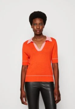 ESPRIT Sus Blend Po - Poloshirt - Orange Red