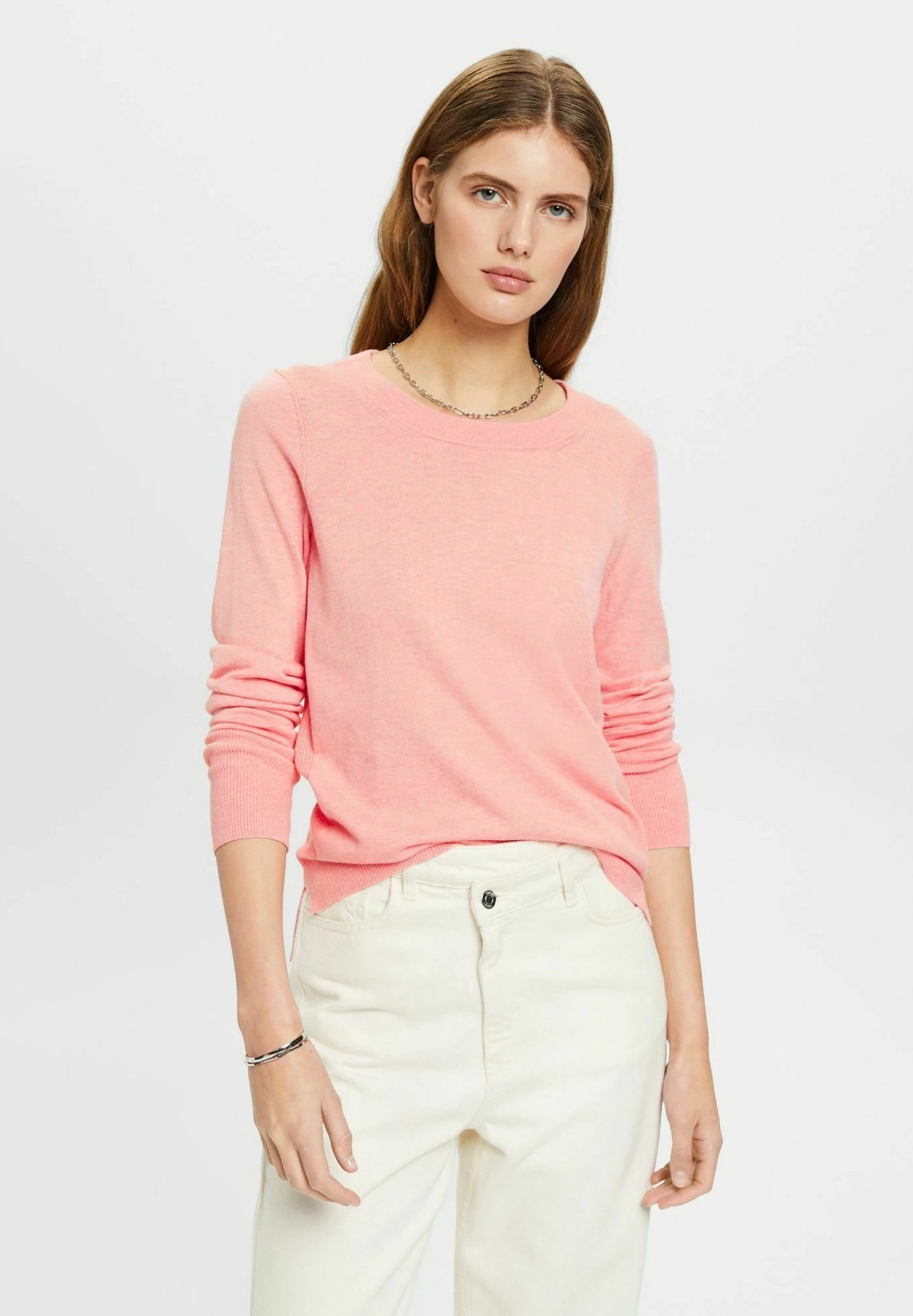ESPRIT High-Low-Saum - Trui - Pink 3 ESPRIT High-Low-Saum - Trui - Pink