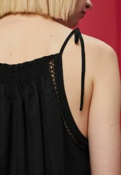 ESPRIT Gesmoktes Camisole - Top - Black -Esprit 79b7e5debd8142f79b9ae6f2cb506ec9