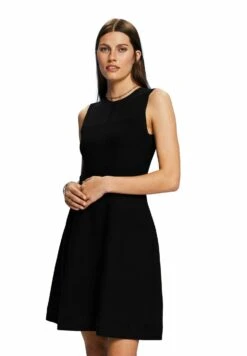 ESPRIT Flat - Gebreide Jurk - Black