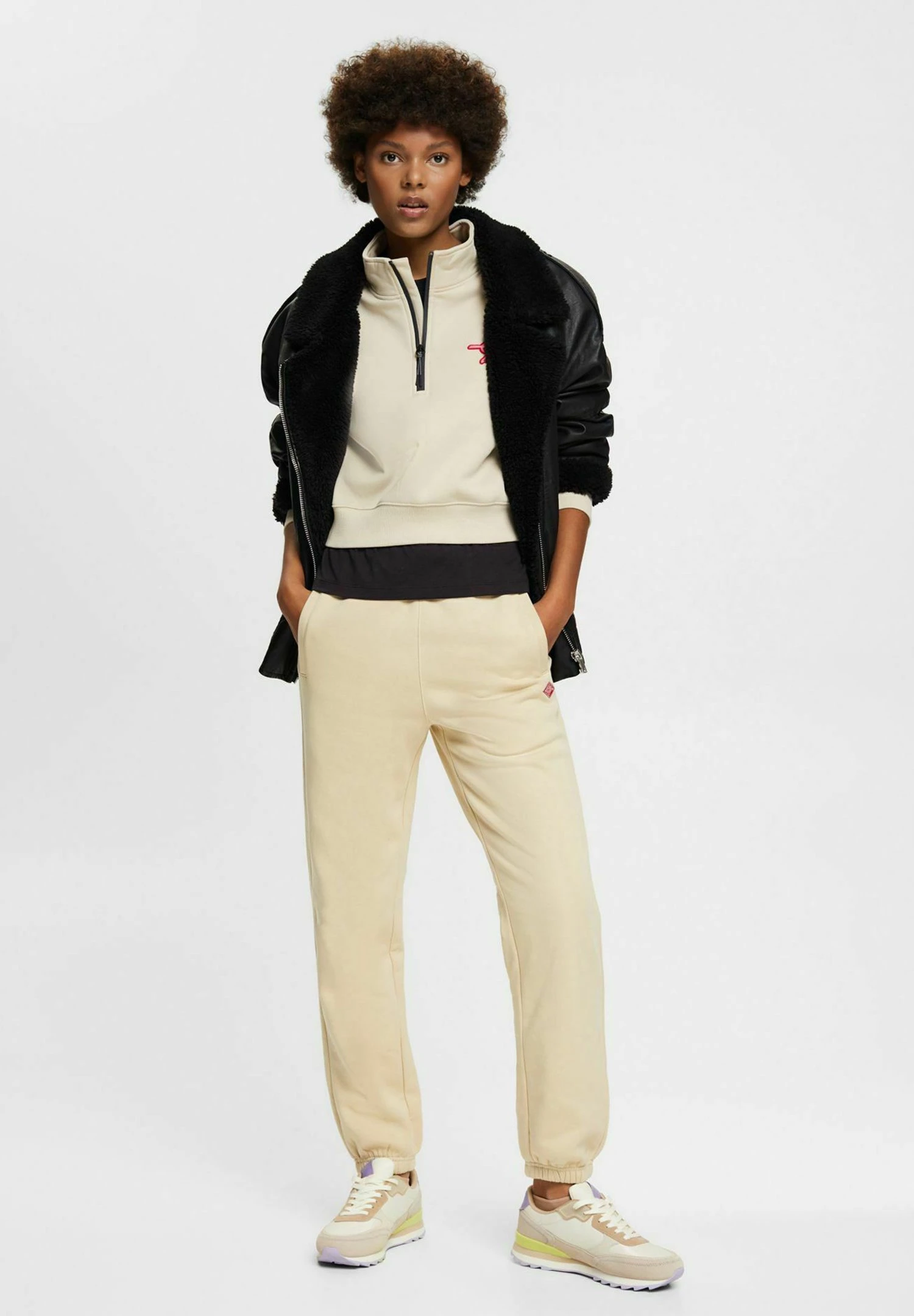 ESPRIT Troyer - Sweater - Light Taupe 7 ESPRIT Troyer - Sweater - Light Taupe - Afbeelding 5