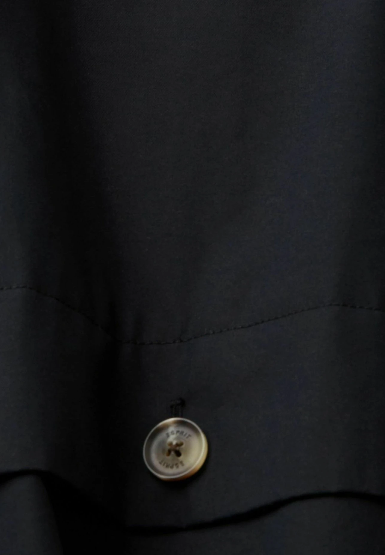 ESPRIT Kurzer Mit Gürtel - Trenchcoat - Black 10 ESPRIT Kurzer Mit Gürtel - Trenchcoat - Black - Afbeelding 8