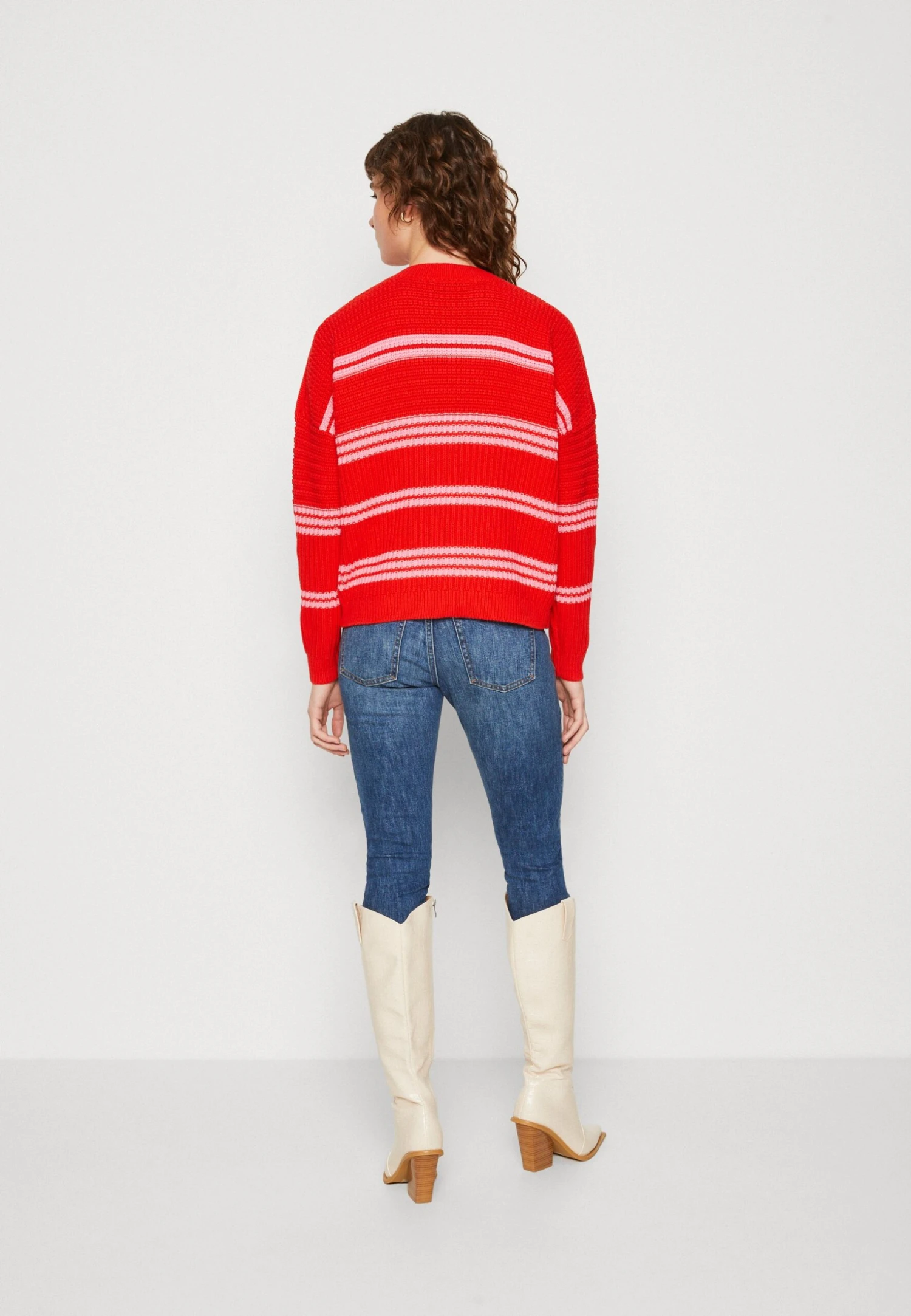 ESPRIT Stitch Mix - Trui - Red 5 ESPRIT Stitch Mix - Trui - Red - Afbeelding 3