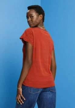 ESPRIT T-Shirt Print - Terracotta New -Esprit 84db21fb24b645afb452518719cebc58