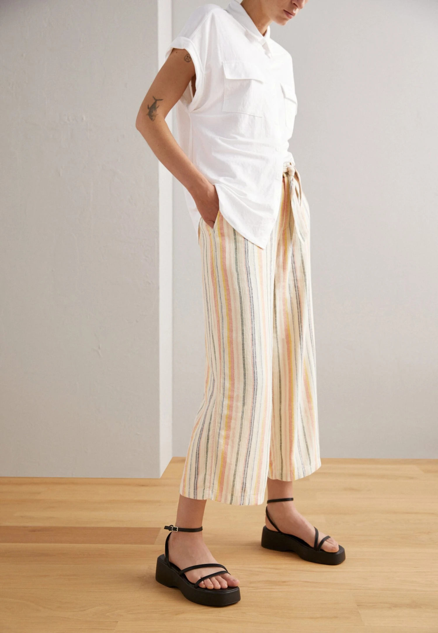 ESPRIT Pull On Culotte - Broek - Sand 3 ESPRIT Pull On Culotte - Broek - Sand