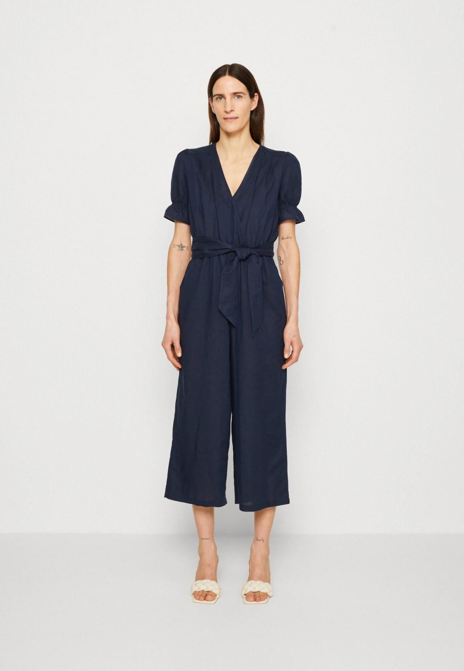 ESPRIT Belted Overall - Jumpsuit - Navy 3 ESPRIT Belted Overall - Jumpsuit - Navy