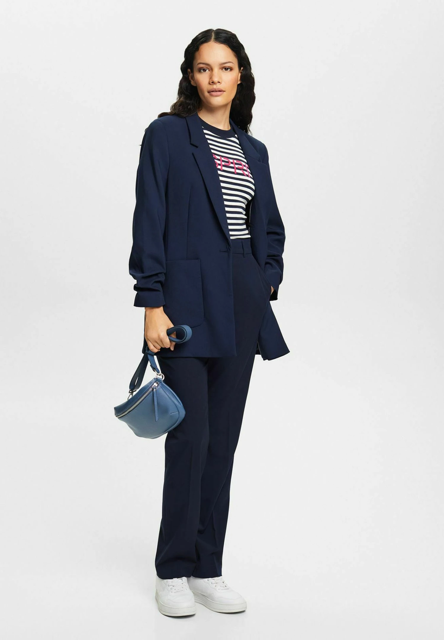 ESPRIT Halflange Jas - Navy 7 ESPRIT Halflange Jas - Navy - Afbeelding 5