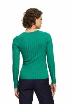 Edc By Esprit F Sus Basic- Trui - Dark Green -Esprit 8b1efe29e0a34b089cc084bb589432a2