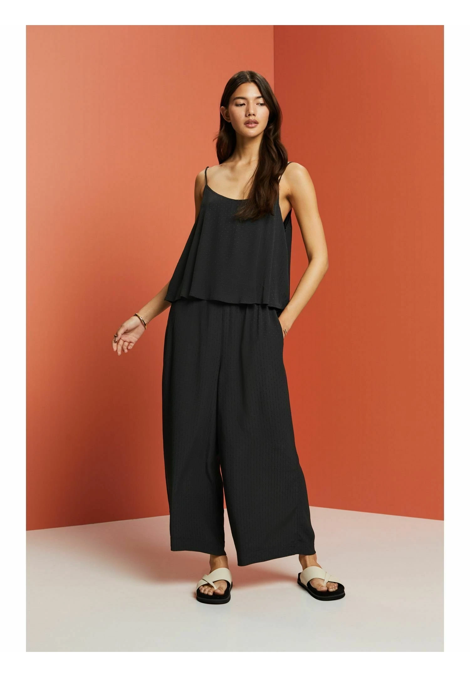 ESPRIT Overalls- Jumpsuit - Anthracite 4 ESPRIT Overalls- Jumpsuit - Anthracite - Afbeelding 2