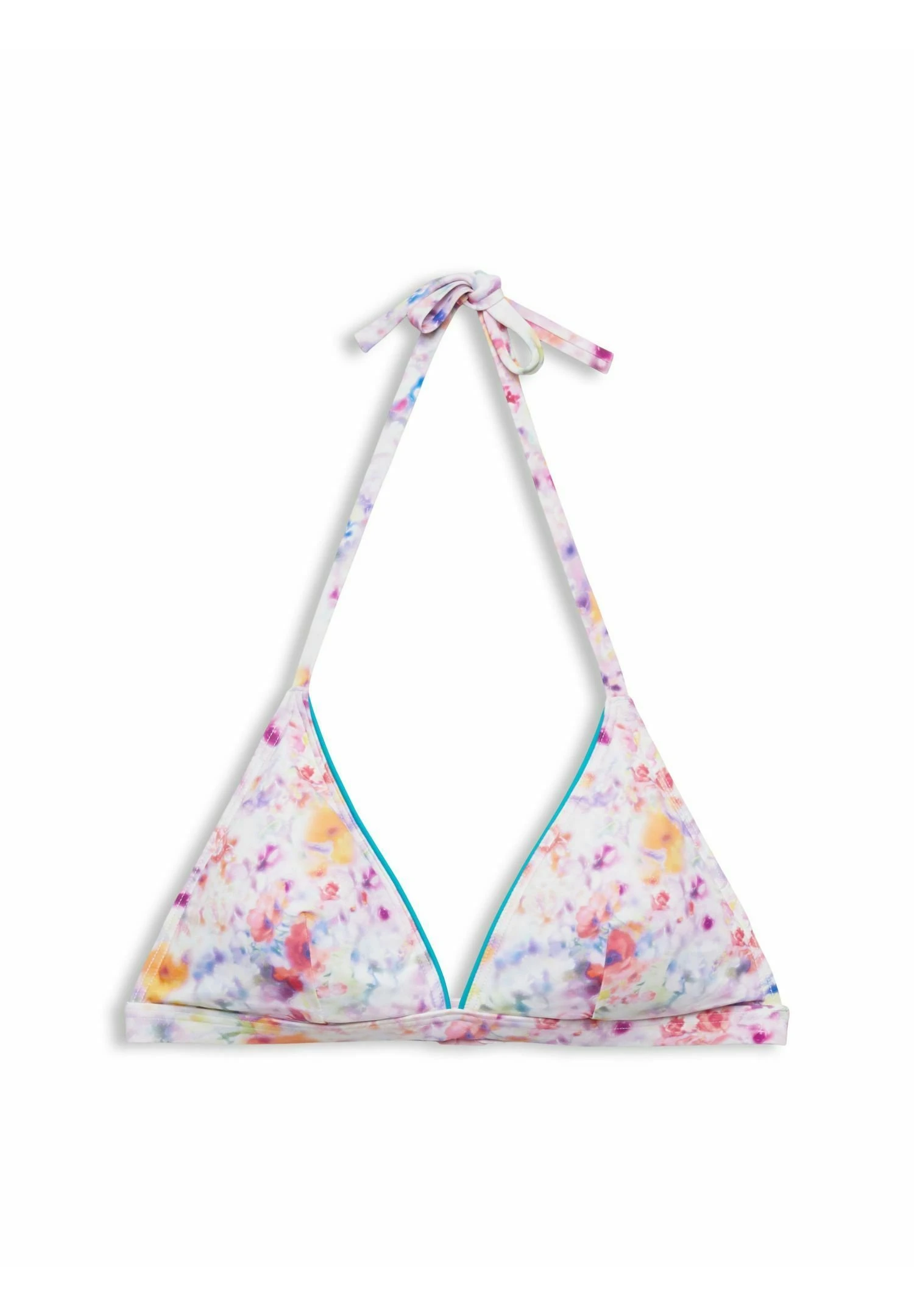 ESPRIT Wattiertes Neckholder Mit Floralem Print - Bikinitop - Teal Blue 7 ESPRIT Wattiertes Neckholder Mit Floralem Print - Bikinitop - Teal Blue - Afbeelding 5
