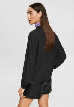 Edc By Esprit Mit Ausschnitt In Wickel Optik - Blouse - Black -Esprit 8b7df8d99ace4c82b1c1b46c1b30a1c6