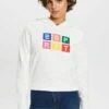 ESPRIT Hoodie - Off White -Esprit 8fe4c9b8a6ea4d89afe4ecded7ac3891
