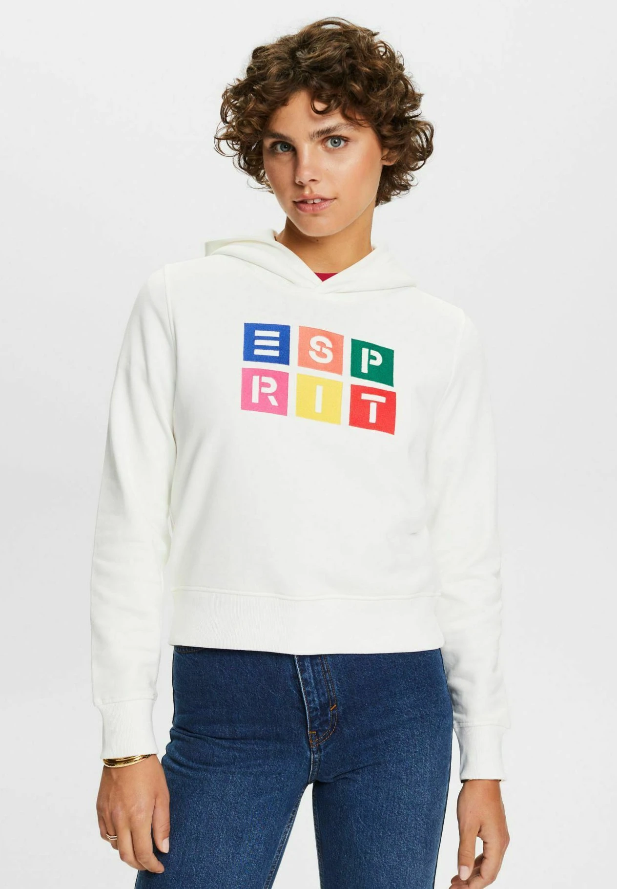 ESPRIT Hoodie - Off White 3 ESPRIT Hoodie - Off White
