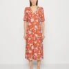 ESPRIT Dress - Blousejurk - Coral Orange