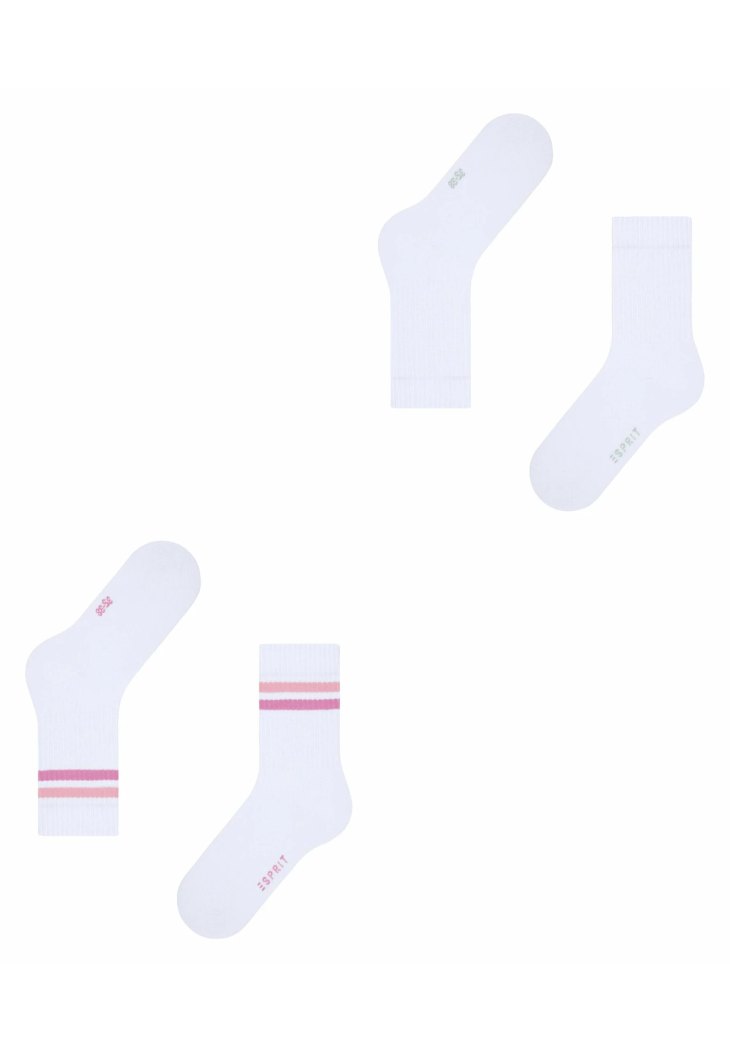 ESPRIT Tennis Stripe 2-Pack- Sokken - Woolwhite 7 ESPRIT Tennis Stripe 2-Pack- Sokken - Woolwhite - Afbeelding 5