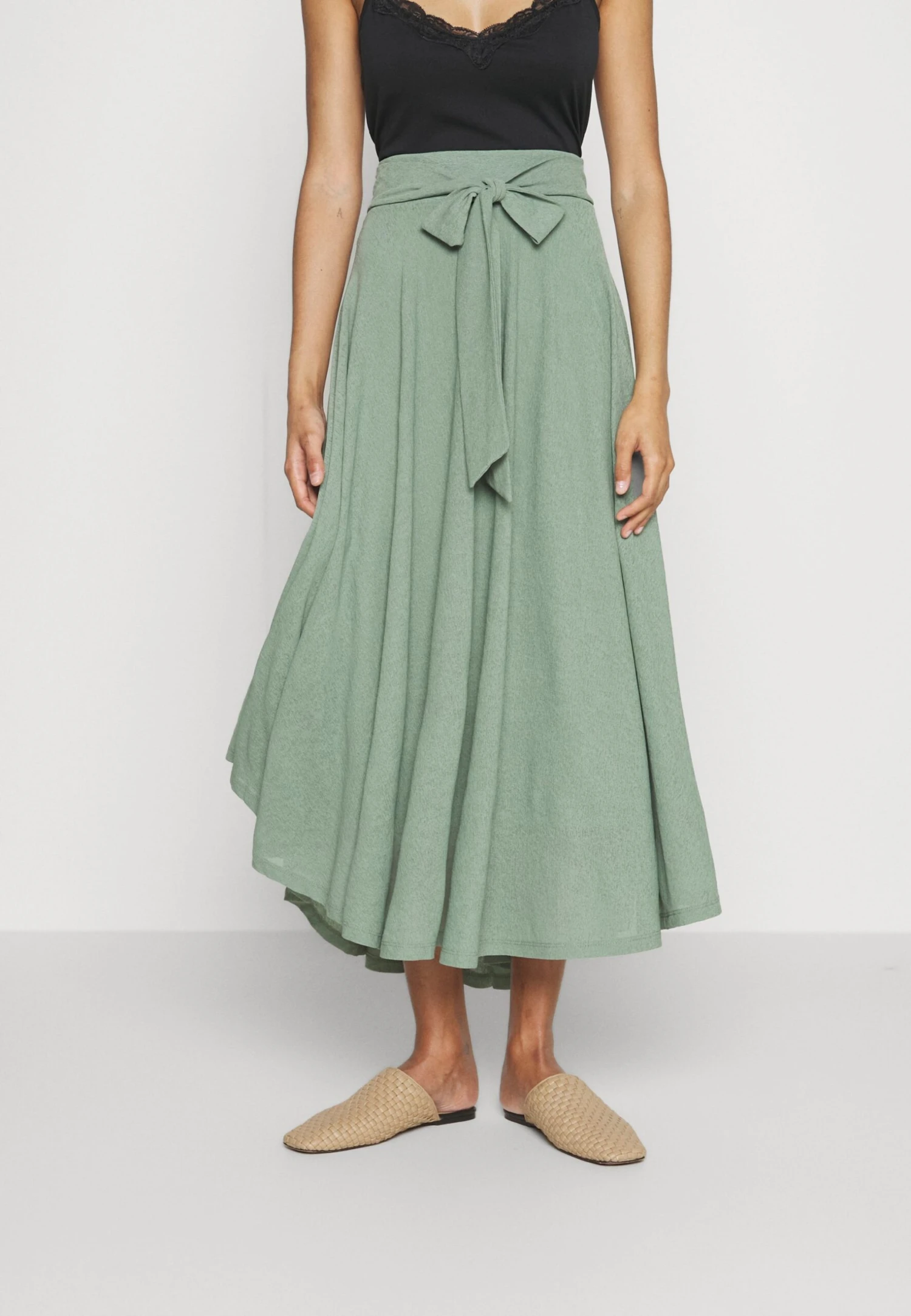 ESPRIT Long Skirt- Plooirok - Pale Khaki 5 ESPRIT Long Skirt- Plooirok - Pale Khaki - Afbeelding 3