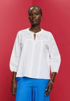 ESPRIT Blouse - White -Esprit 94791c16dc3c476895ea5097a0e3afe5