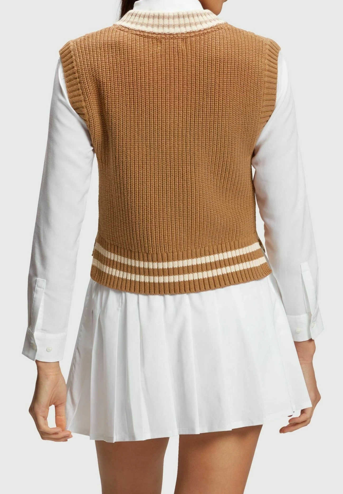 ESPRIT ZopfMit Delfin-Logo - Trui - Sand 4 ESPRIT ZopfMit Delfin-Logo - Trui - Sand - Afbeelding 2