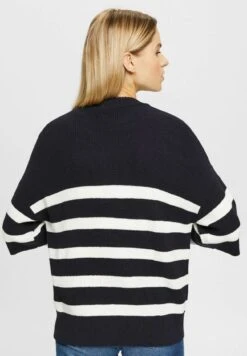 Edc By Esprit Mit Cropped-Ärmeln - Trui - Navy -Esprit 971e39bec8b4458291771510013aae4d