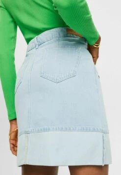 ESPRIT Mit Mittlerer Bundhöhe - Jeansrok - Blue Bleached -Esprit 97b358cd42c14c469ef3d13bf0dc7092