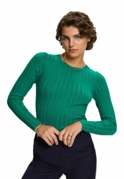 Edc By Esprit F Sus Basic- Trui - Dark Green -Esprit 98905de072d64634b1e642c71579ae40