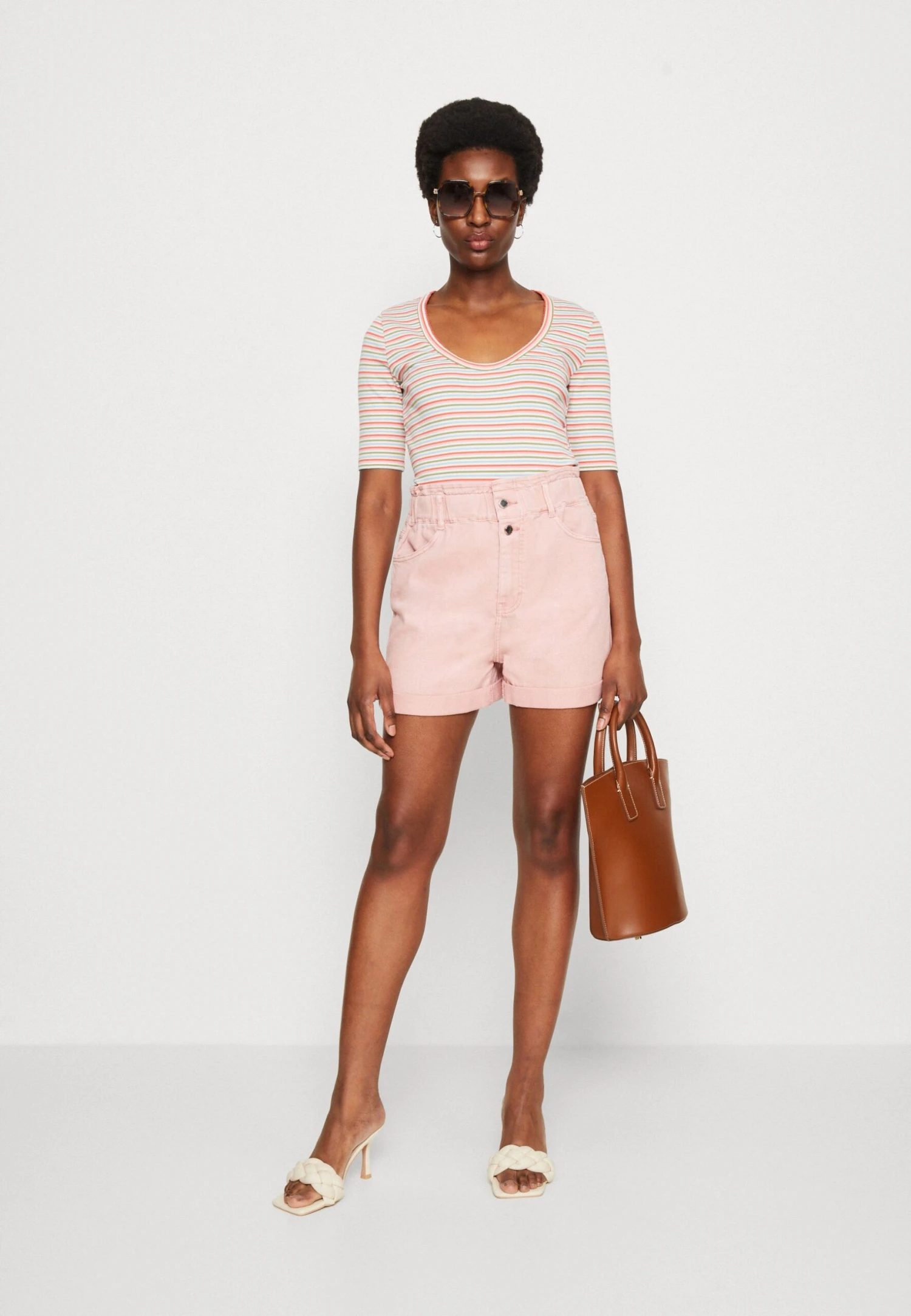 Edc By Esprit Key Shape - T-Shirt Print - Coral Orange 4 Edc By Esprit Key Shape - T-Shirt Print - Coral Orange - Afbeelding 2