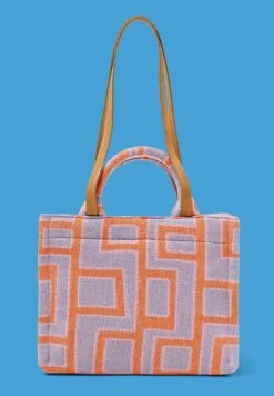 ESPRIT Kleiner Shopper Mit Muster - Handtas - Orange -Esprit 995b04d2667342a1bf5500792b97b9ee