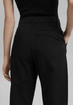 ESPRIT With High Rise Waist - Chino - Black -Esprit 9ae6d21b537c44648636e1a70946ac9d