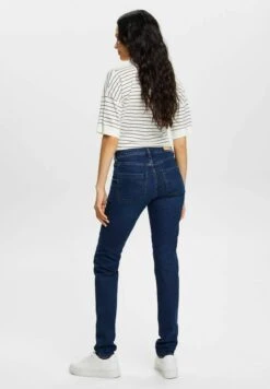 ESPRIT High-Rise - Slim Fit Jeans - Blue Dark Washed -Esprit 9b7ac0b97d454632a96d54c18845d046