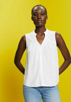 ESPRIT Ärmellose- Blouse - White -Esprit 9c0c3f14a4f1419a8ffda1cdf50dd482