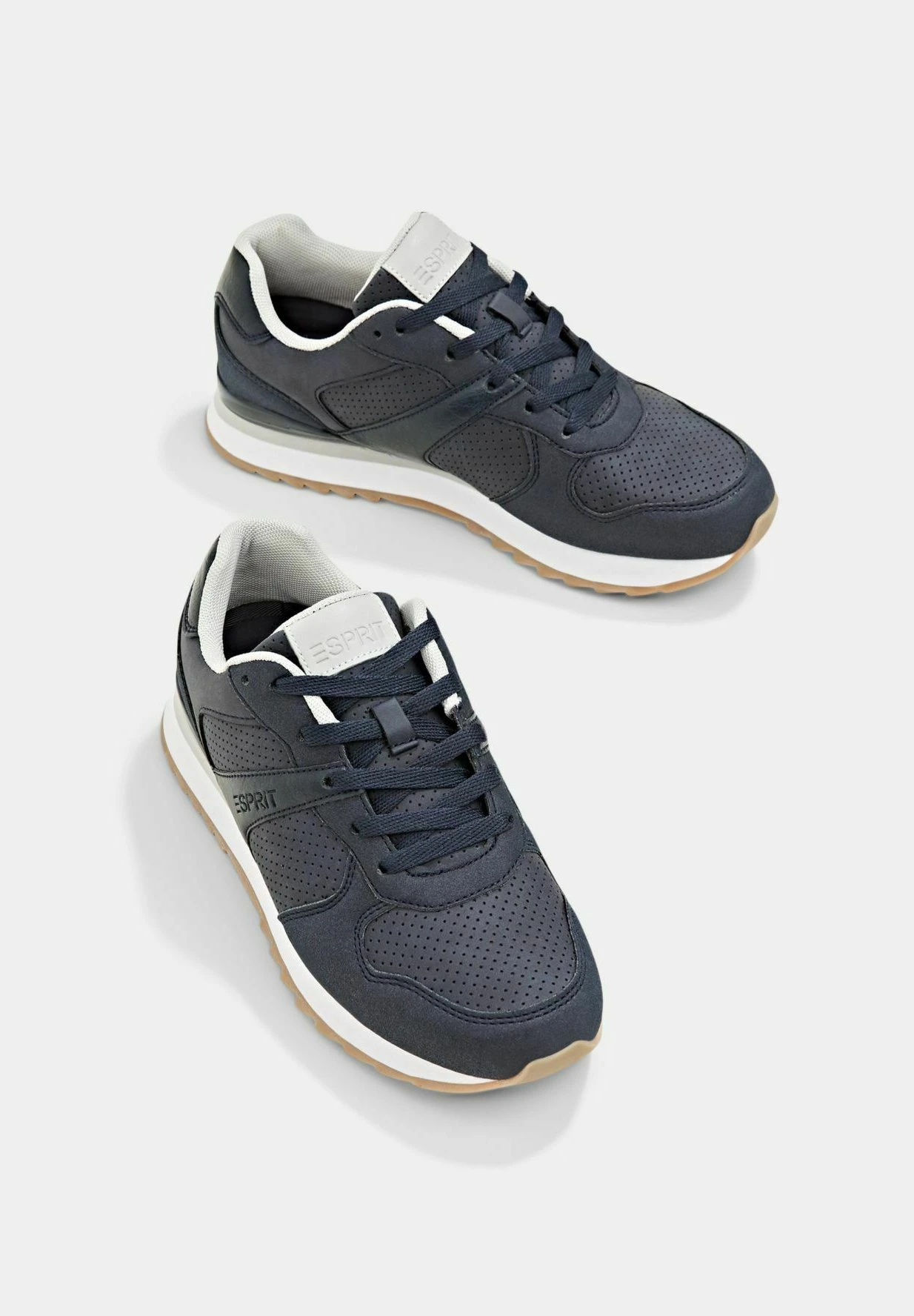 ESPRIT Material-Mix-Sneaker In - Sneakers Laag - Navy 9 ESPRIT Material-Mix-Sneaker In - Sneakers Laag - Navy - Afbeelding 7