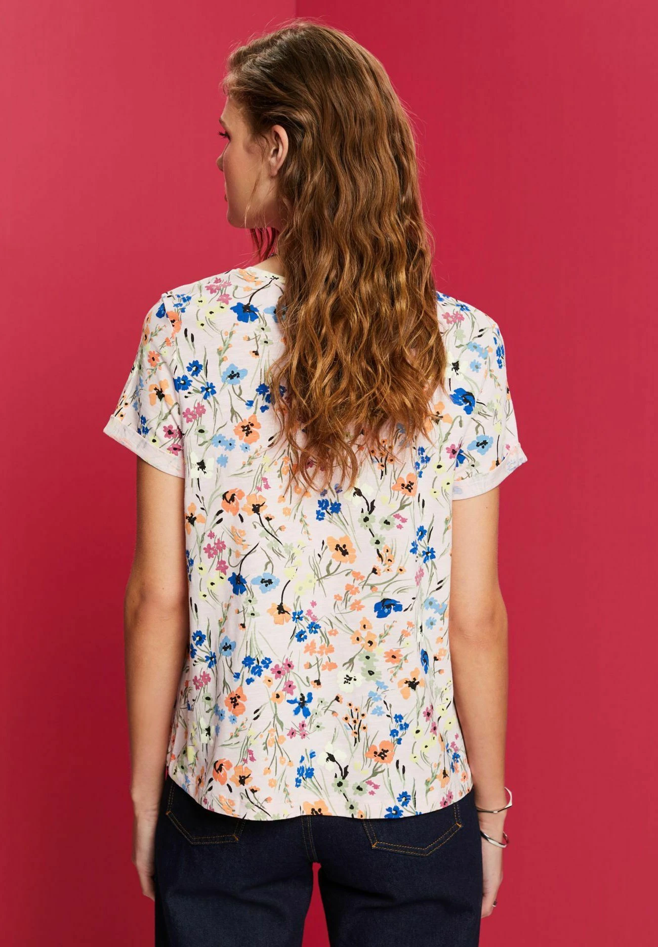 ESPRIT T-Shirt Print - Light Pink 7 ESPRIT T-Shirt Print - Light Pink - Afbeelding 5