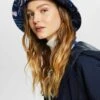 ESPRIT Bucket Im Marmorierten Design - Hoed - Navy