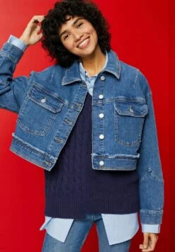 ESPRIT Spijkerjas - Blue Medium Washed New -Esprit a3bd5873f85441ba8aa673ba4dc9de72
