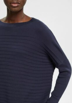 ESPRIT Striped - Trui - Navy -Esprit a4611033fd9f467b88ad49f6fb1d0747