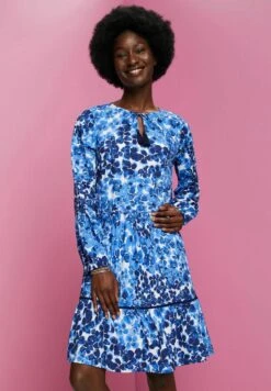 ESPRIT Jurk - Blue -Esprit a65b8c34b7aa45f09c3ea4d6cf8cc0c9