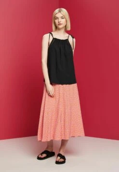 ESPRIT Gesmoktes Camisole - Top - Black -Esprit a7f61e83e09042c28626ec60d95560bd