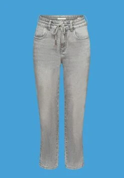 Edc By Esprit Straight Leg Jeans - Grey Light Washed -Esprit ad06ed6bc34948e2a2b03128b79a0603